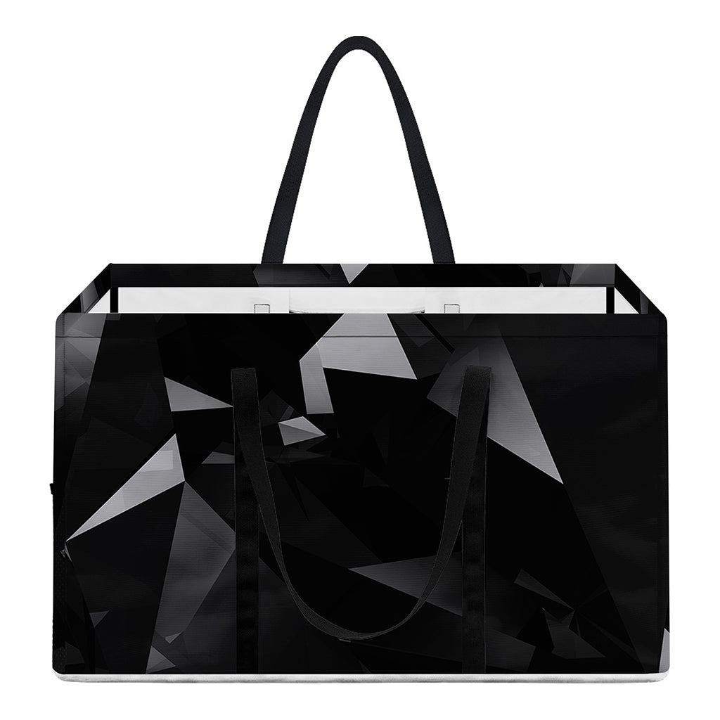 Black Diamond Print Utility Tote Bag