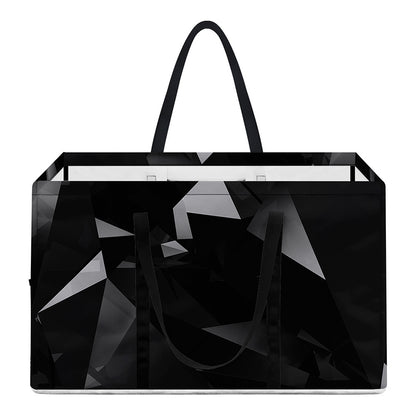 Black Diamond Print Utility Tote Bag