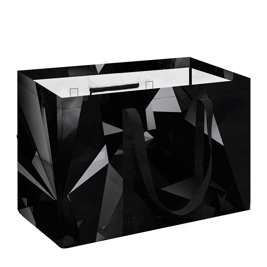 Black Diamond Print Utility Tote Bag