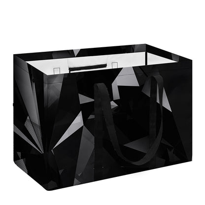 Black Diamond Print Utility Tote Bag