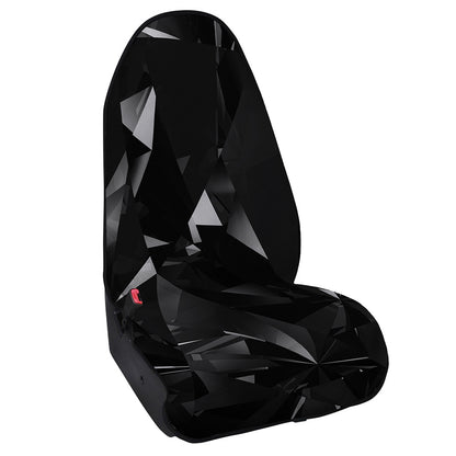 Black Diamond Print Waterproof Car Seat Cover