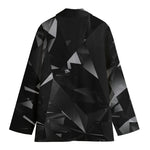 Black Diamond Print Women's Blazer