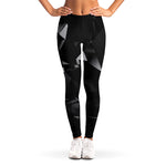 Black Diamond Print Women's Leggings