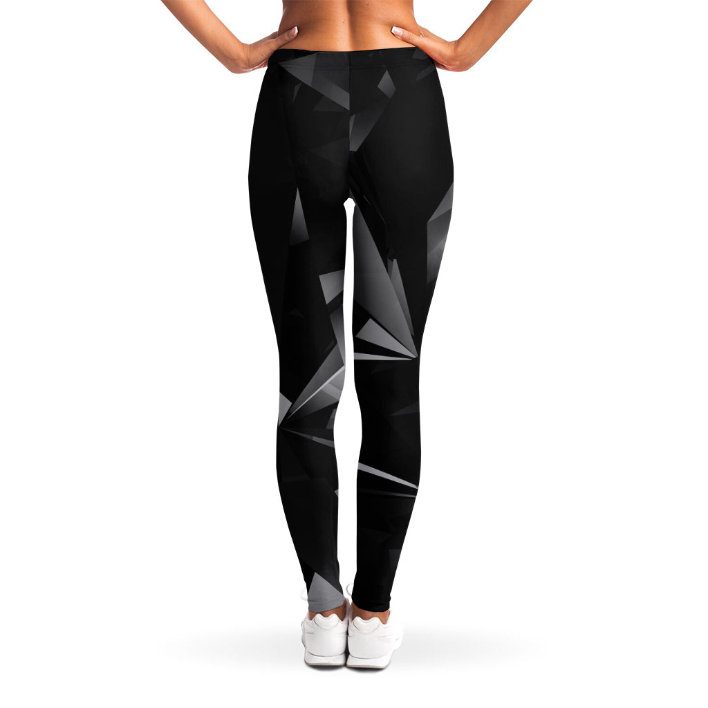 Black Diamond Print Women's Leggings
