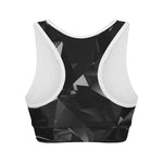 Black Diamond Print Women's Sports Bra