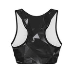 Black Diamond Print Women's Sports Bra