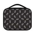 Black Doodle Sandwich Pattern Print Classic Bible Case