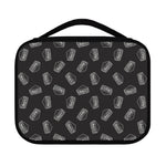 Black Doodle Sandwich Pattern Print Classic Bible Case