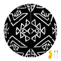 Black Ethnic Aztec Pattern Print Basketball