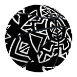 Black Ethnic Aztec Pattern Print Basketball
