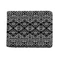 Black Ethnic Aztec Pattern Print Bifold Wallet