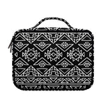 Black Ethnic Aztec Pattern Print Briefcase Bible Bag