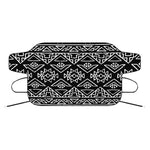 Black Ethnic Aztec Pattern Print Car Windshield Snow Cover