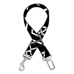 Black Ethnic Aztec Pattern Print Dog Seat Belt