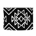 Black Ethnic Aztec Pattern Print Drum Lamp Shade
