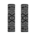 Black Ethnic Aztec Pattern Print Handle Covers