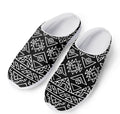 Black Ethnic Aztec Pattern Print Mesh Casual Shoes