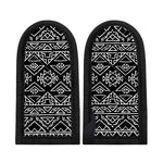 Black Ethnic Aztec Pattern Print Skillet Handle Cover