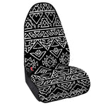 Black Ethnic Aztec Pattern Print Waterproof Car Seat Cover