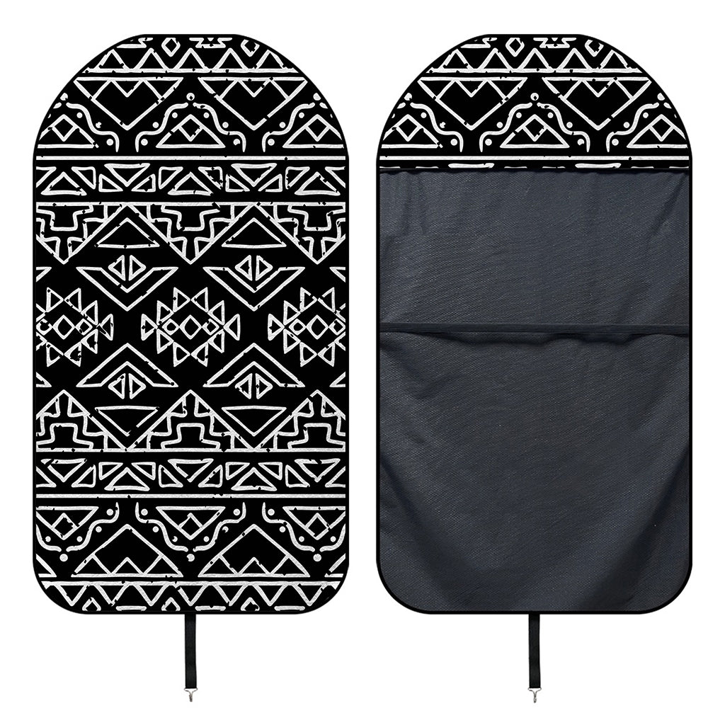 Black Ethnic Aztec Pattern Print Waterproof Car Seat Cover