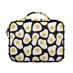 Black Fried Eggs Pattern Print Briefcase Bible Bag