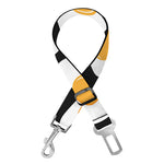 Black Fried Eggs Pattern Print Dog Seat Belt