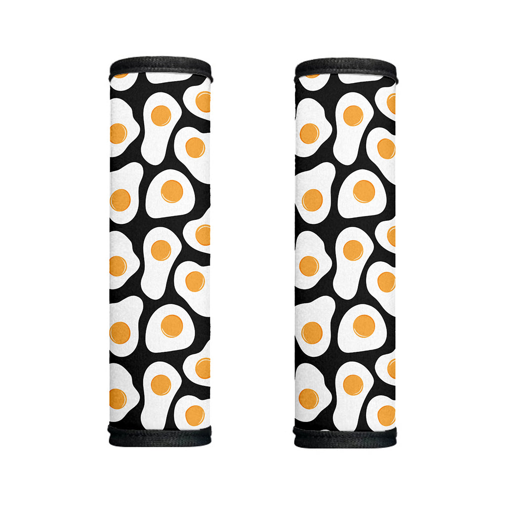 Black Fried Eggs Pattern Print Handle Covers