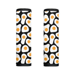 Black Fried Eggs Pattern Print Handle Covers