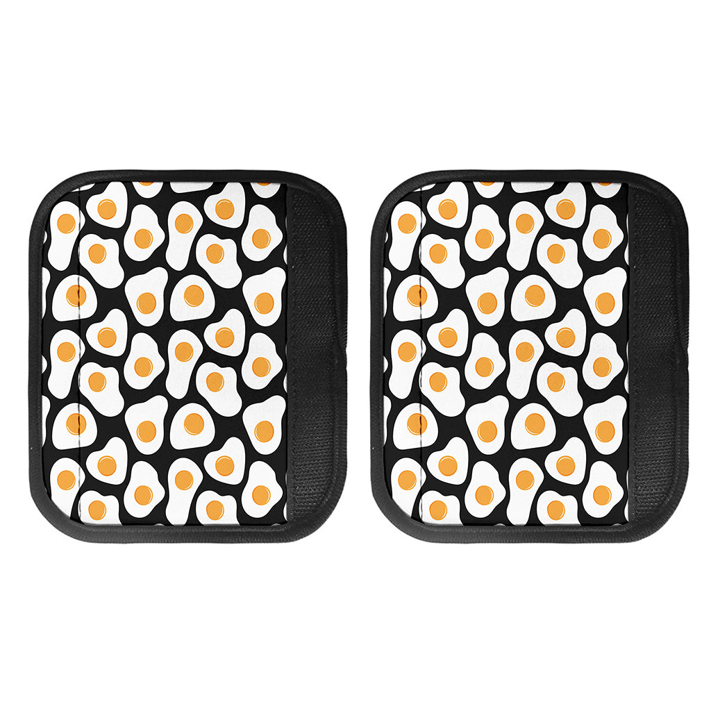 Black Fried Eggs Pattern Print Handle Covers