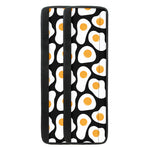 Black Fried Eggs Pattern Print Refrigerator Handle Covers