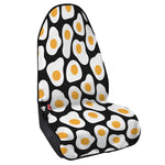Black Fried Eggs Pattern Print Waterproof Car Seat Cover