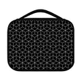 Black Geometric Cube Shape Pattern Print Classic Bible Case