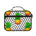 Black Geometric Pineapple Pattern Print Briefcase Bible Bag