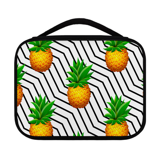 Black Geometric Pineapple Pattern Print Classic Bible Case