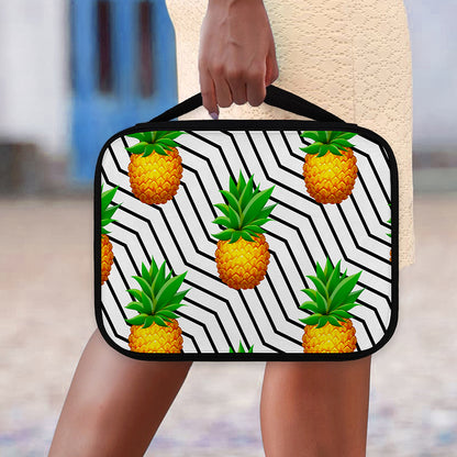 Black Geometric Pineapple Pattern Print Classic Bible Case
