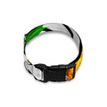 Black Geometric Pineapple Pattern Print Dog Collar