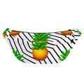 Black Geometric Pineapple Pattern Print Fanny Pack