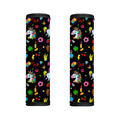 Black Girly Unicorn Pattern Print Handle Covers