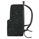 Black Glitter Artwork Print (NOT Real Glitter) Backpack