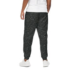 Black Glitter Artwork Print (NOT Real Glitter) Cotton Pants