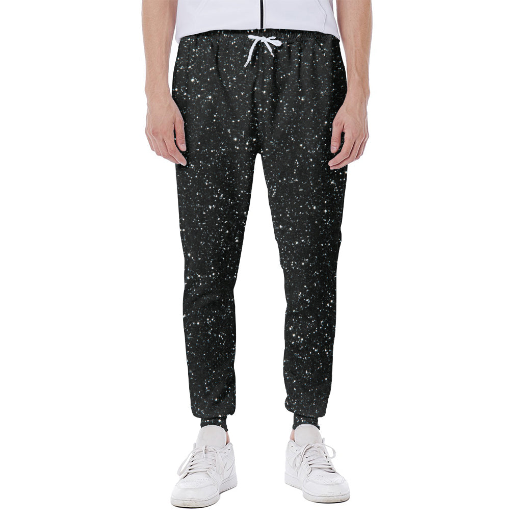 Black Glitter Artwork Print (NOT Real Glitter) Scuba Joggers
