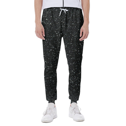 Black Glitter Artwork Print (NOT Real Glitter) Scuba Joggers