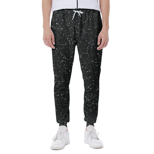 Black Glitter Artwork Print (NOT Real Glitter) Scuba Joggers
