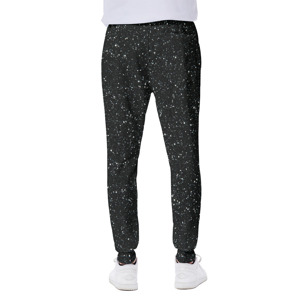 Black Glitter Artwork Print (NOT Real Glitter) Scuba Joggers