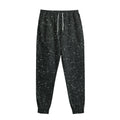 Black (NOT Real) Glitter Print Sweatpants