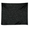 Black (NOT Real) Glitter Print Tapestry