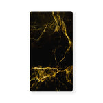 Black Gold Marble Print Baby Crib Sheet