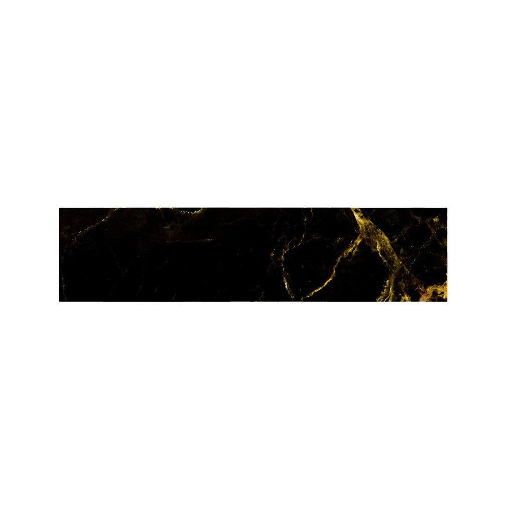 Black Gold Marble Print Bed Runner