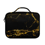 Black Gold Marble Print Briefcase Bible Bag