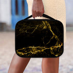 Black Gold Marble Print Classic Bible Case